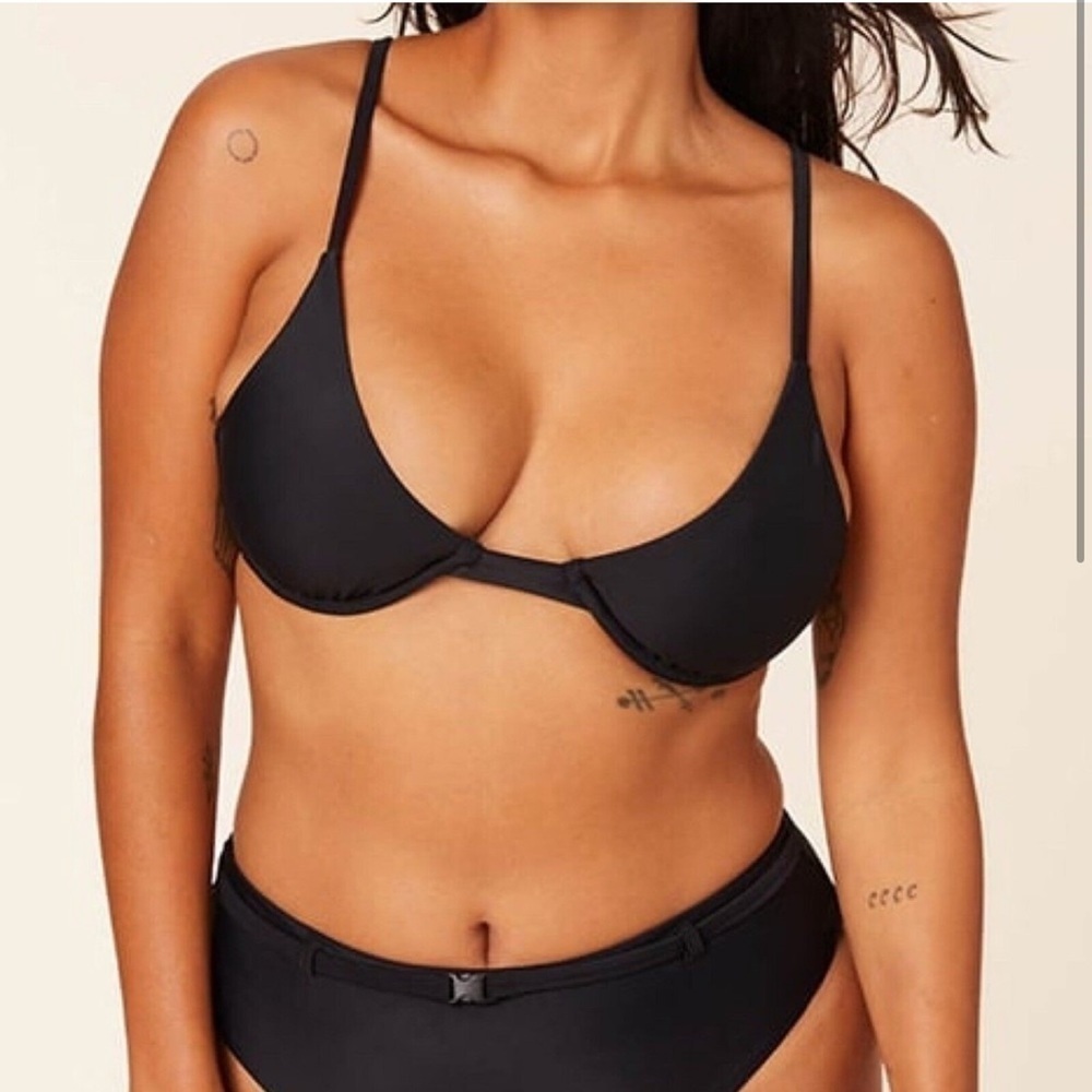 NWT Andie Swim The Sicily Top in Black